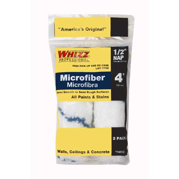 Whizz PAINT ROLL COVER 4"" 2PK 74013